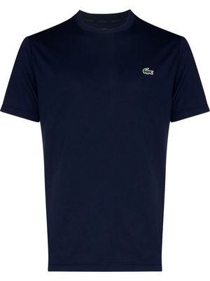 Lacoste logo-patch short-sleeved T-shirt - Blue