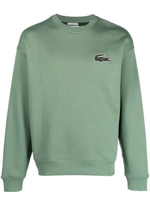 Lacoste logo patch sweatshirt - Green