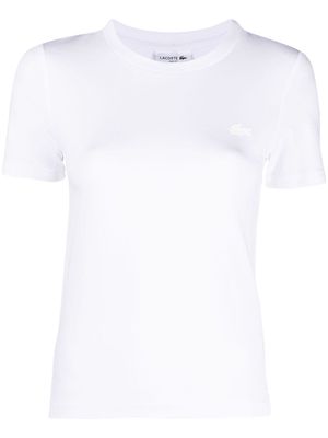 Lacoste logo-patch T-shirt - White