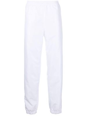 Lacoste logo-patch track pants - White