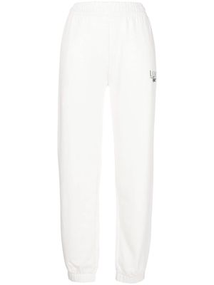 Lacoste logo-print cotton blend track pants - White