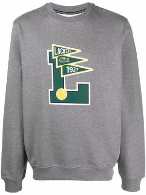 Lacoste logo-print cotton sweatshirt - Grey