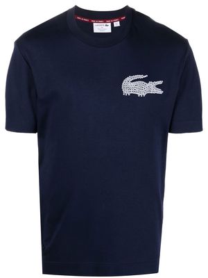 Lacoste logo-print cotton T-Shirt - Blue