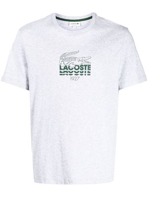 Lacoste logo-print cotton T-Shirt - Grey
