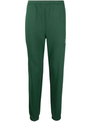Lacoste logo-print cotton track pants - Green
