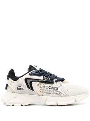 Lacoste logo-print mesh low-top sneakers - Neutrals