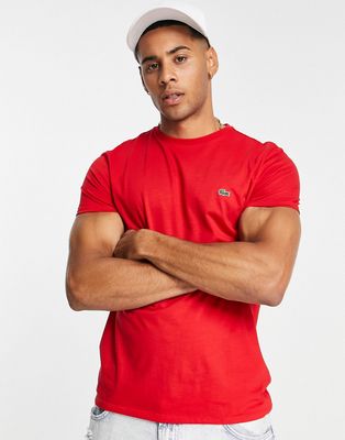 Lacoste logo t-shirt in red