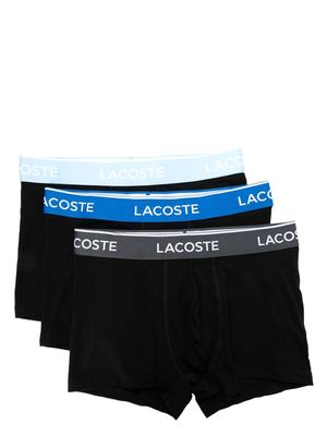 Lacoste logo-waistband boxer 3-pack - Black