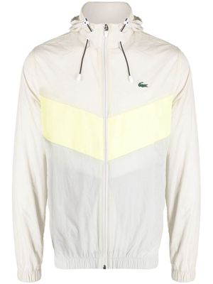 Lacoste Packaway logo-embroidered bomber jacket - Yellow