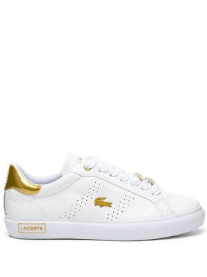 Lacoste Powercourt 2.0 leather sneakers - White