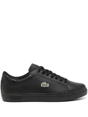 Lacoste Powercourt leather sneakers - Black