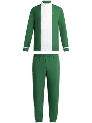 Lacoste recycled polyester tracksuit set - Green
