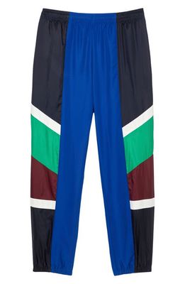 Lacoste Relaxed Fit Colorblock Joggers in Abimes/Multico