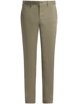 Lacoste slim-cut twill trousers - Green