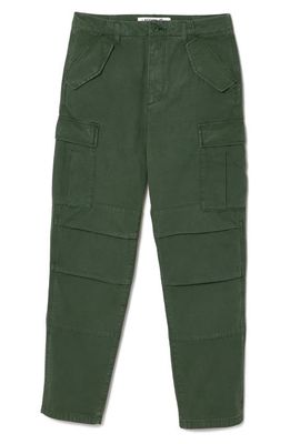 Lacoste Straight Fit Twill Cargo Pants in Smi Sequoia