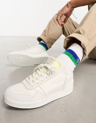 Lacoste T-clip Premium Sneakers In Off White