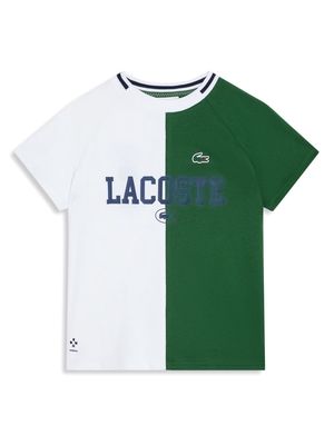 Lacoste two-tone T-shirt - White