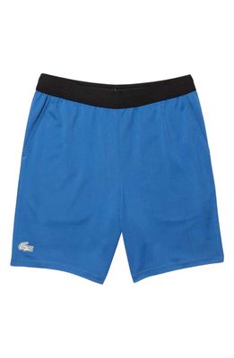 Lacoste Ultra-Dry Jacquard Shorts in X0B Vaporous/Black-B