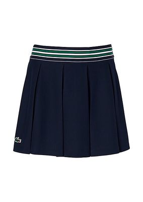 Lacoste x Bandier Performance Piqué Pleated Tennis Skirt