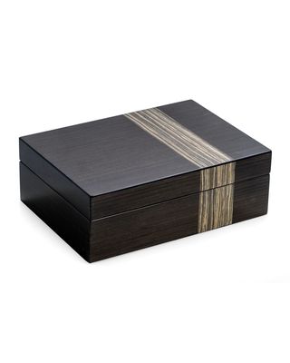 Lacquered Ash Wood Valet Box