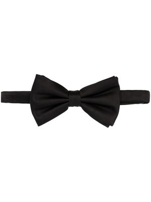 Lady Anne classic silk bow tie - Black