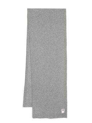 Lady Anne mélange-effect cashmere scarf - Grey
