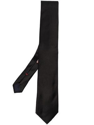 Lady Anne pointed-tip silk tie - Black