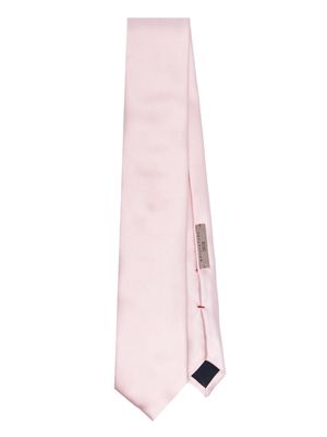 Lady Anne satin silk tie - Pink