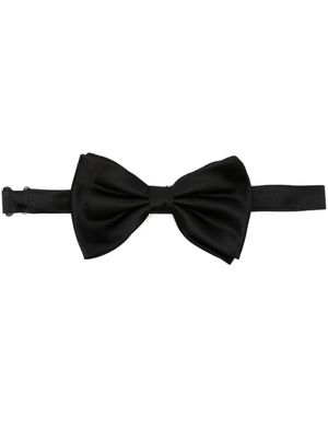 Lady Anne silk bow tie - Black