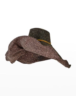 Lady Ibiza Tweed Large Brim Hat