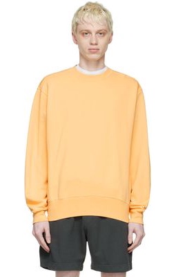 Lady White Co. Orange Cotton Sweatshirt