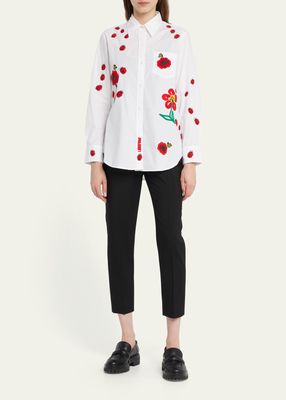 Ladybug Embroidered New Classic Shirt