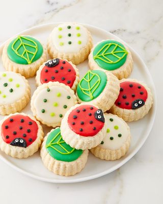 Ladybug Shortbread Cookies