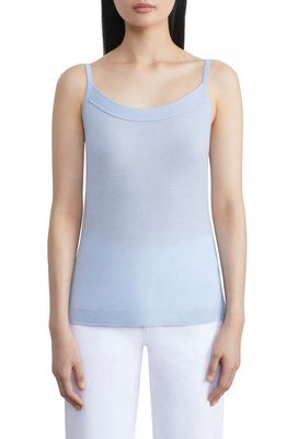 Lafayette 148 New York Cashmere Sweater Tank in Aerial Blue