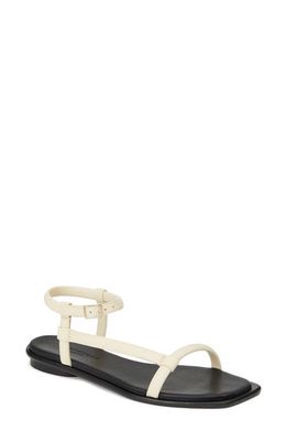 Lafayette 148 New York City Ankle Strap Sandal in Parchment