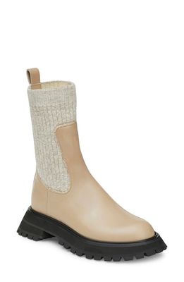 Lafayette 148 New York Clarence Lug Sole Chelsea Boot in Taupe
