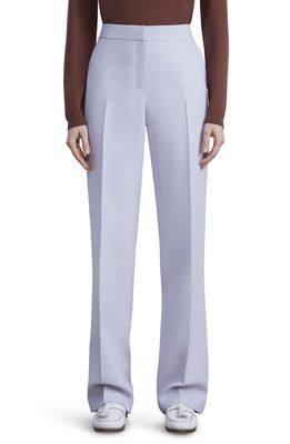Lafayette 148 New York Gates Wool & Silk Crepe Straight Leg Trousers in Aster