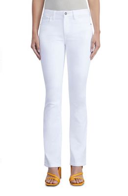 Lafayette 148 New York Mercer Kick Flare Jeans in Washed Plaster