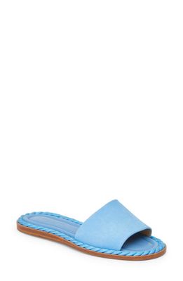 Lafayette 148 New York Slide Sandal in Cool Blue