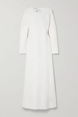 Lafayette148 - Wool-cady Maxi Dress - White