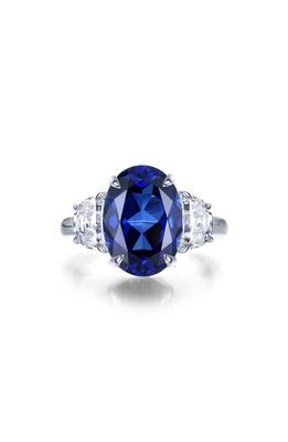 Lafonn Fancy Lab Created Sapphire & Simulated Diamond Ring in Blue