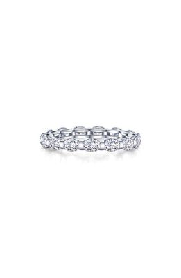 Lafonn Oval Simulated Diamond Eternity Band in White