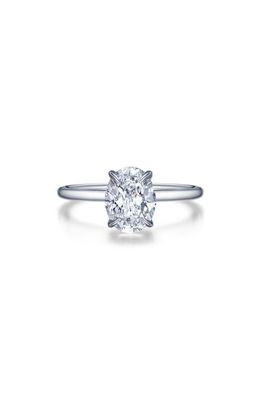 Lafonn Simulated Diamond Oval Oval Ring in White