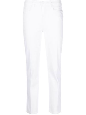 L'Agence Alexia cropped jeans - White