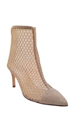 L'AGENCE Cerise Pointed Toe Bootie in Cashew