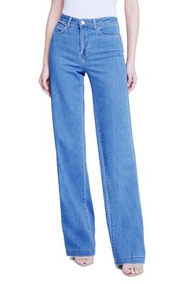 L'AGENCE Clayton Wide Leg Jeans in Salina