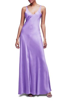 L'AGENCE Clea Satin Slipdress in Orchid