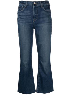 L'Agence flared cropped jeans - Blue