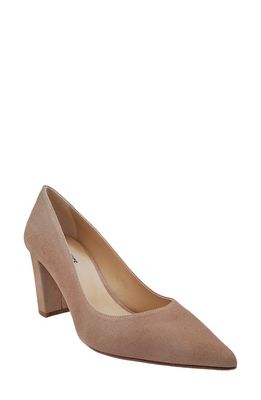 L'AGENCE Giles Pointed Toe Pump in Cashew