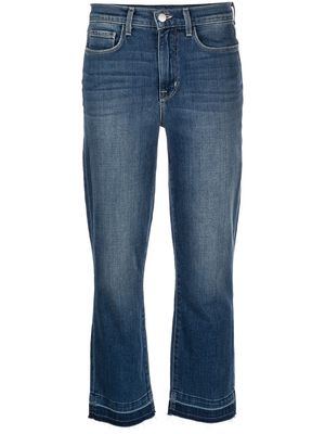L'Agence Harris high-rise cropped jeans - Blue